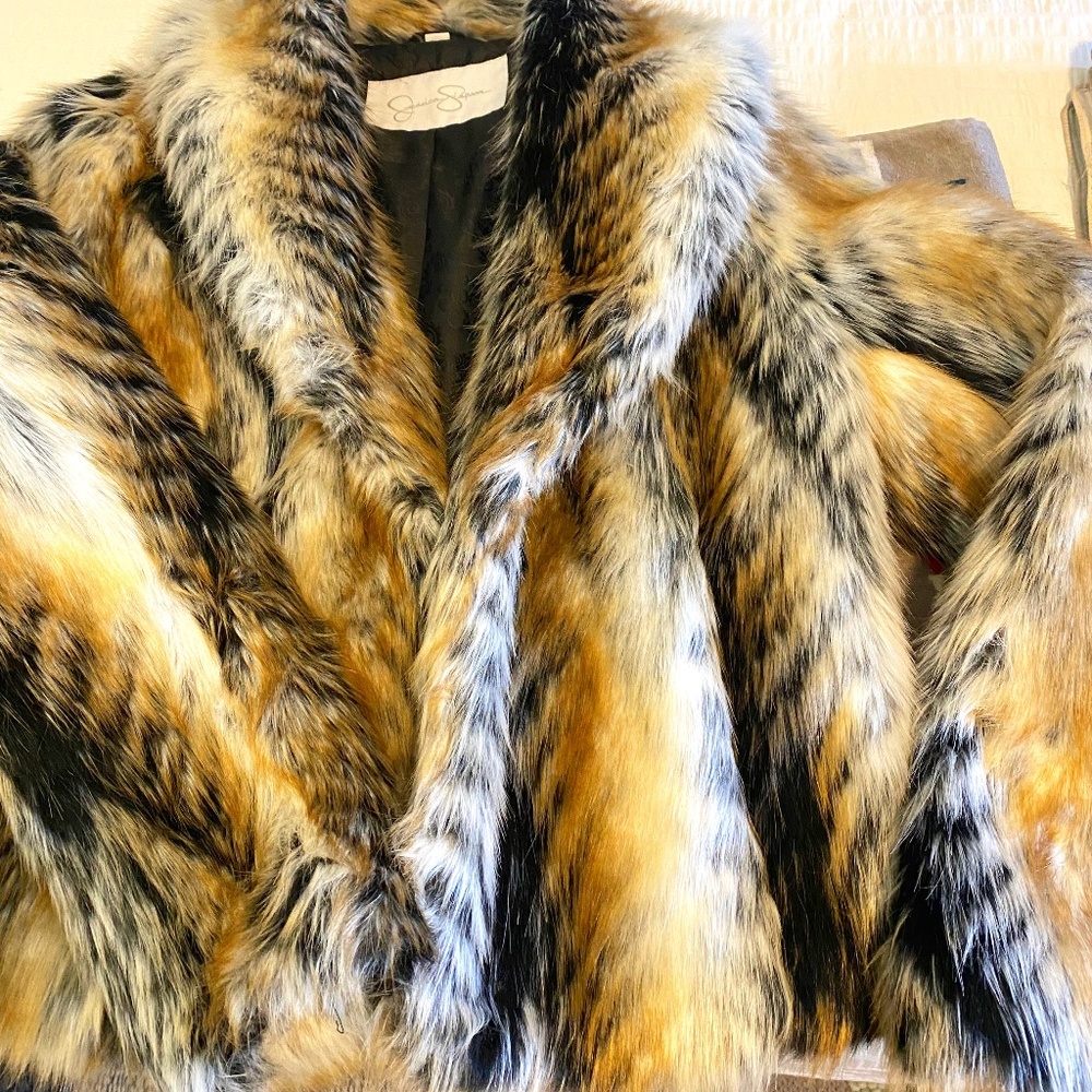 Jessica Simpson Faux Fur Jacket